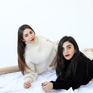 High neck lounging knit set